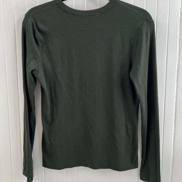 Target A New Day Cotton Fitted Long Sleeve Basic Shirt Size M - Picture 3 of 4